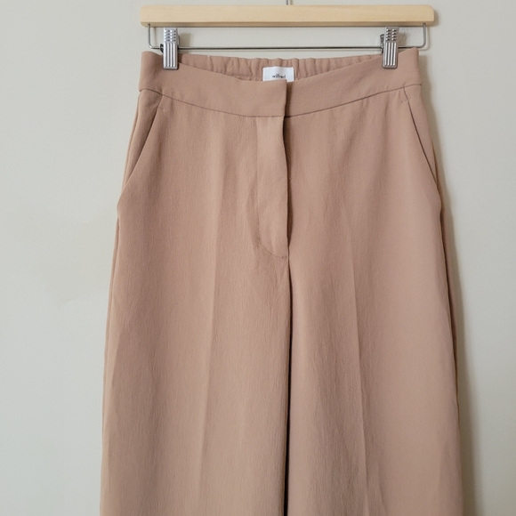Aritzia Wide Leg Pants in Blush Taupe - Picture 3 of 7